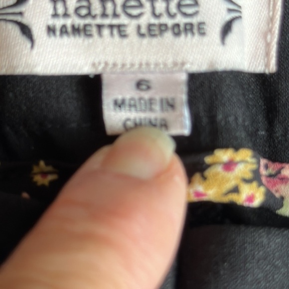 Anthropologie Nanette Lepore Chino's‎ Women's Size 6 - Picture 5 of 10